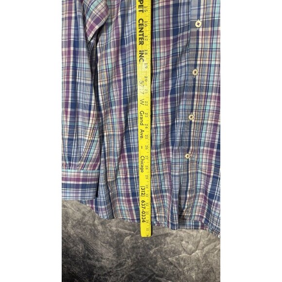 peter millar long sleeve button down Blue Multicolor Long Sleeve Men’s 2XL - Picture 6 of 11
